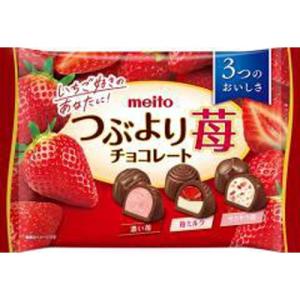 名糖 つぶより苺チョコレート 129g×18入｜ikkomon-marche