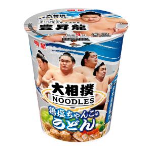 明星食品 大相撲NOODLES 鶏塩ちゃんこ味うどん 12個