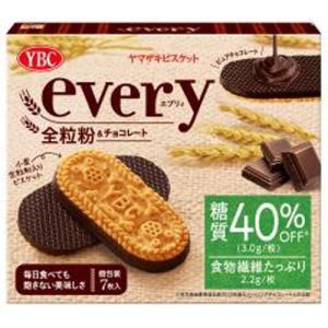 ヤマザキビスケット エブリィ 全粒粉ビスケット&チョコレート 7枚×10入