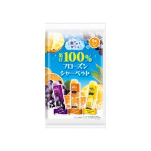 リボン 果汁100％ フローズンシャーベット 9本入×16袋 : ロイヤル