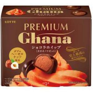 ロッテ プレミアムガーナ ショコラホイップ カカオノワゼット 58g×6入