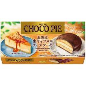 ロッテ チョコパイ 北海道生キャラメルチーズケーキ 6個×5個（3月下旬頃入荷予定）