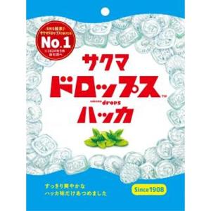 サクマ ドロップス ハッカ 袋入り 105g×10袋