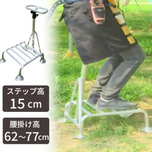 ぶどう園使用回転椅子踏台セット
