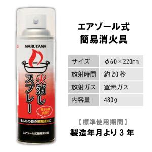 消火スプレー 火消しスプレー 日本製 消火具 ...の詳細画像5