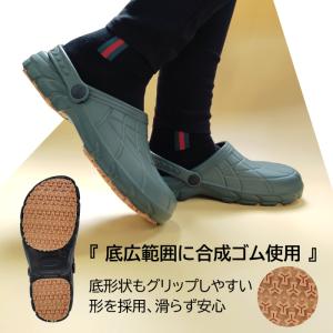 サンダル 滑らない 防水 防塵 ゴム サボ ク...の詳細画像3