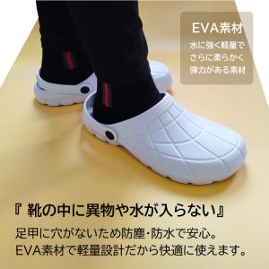 サンダル 滑らない 防水 防塵 ゴム サボ ク...の詳細画像5