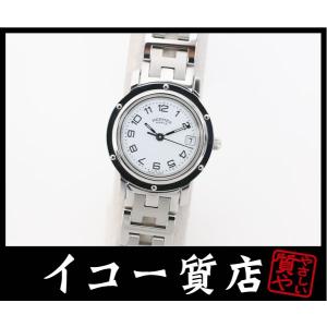 エルメス　クリッパー　CL4.210　クオーツ　ホワイトダイヤル　レディース　【中古】