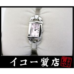イコー質店　グッチ　バンブー　レディースウォッチ　YA068586　ピンクシェル　クオーツ　RY18...
