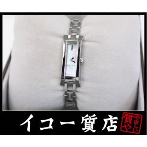 イコー質店　グッチ　Gリンク　レディースウォッチ　YA110520　ピンクシェル　クオーツ　RY21...