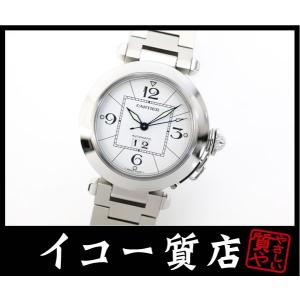 カルティエ　パシャC　ビッグデイト　W31055M7　ミドルサイズ　オートマ　【中古】