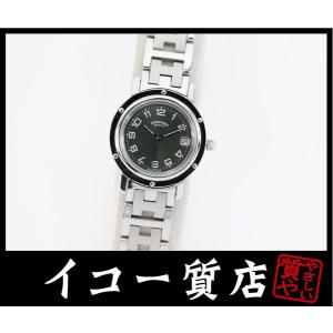 エルメス　クリッパー　CL4.210　レディース　ブラック　クオーツ　新品仕上げ済み　美品