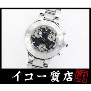 カルティエ　マスト21　クロノスカフ　W10172T2　メンズ　クオーツ　新品仕上げ済み　美品