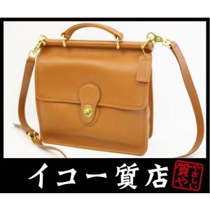 コーチ　クラシックウィリス　2WAYショルダーバッグ　9927　タンレザー　ブラウン　希少　未使用・保管品｜iko78com