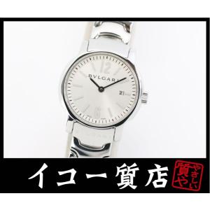 ブルガリ ソロテンポ デイト 腕時計 ST29S クオーツ ホワイト文字盤 ステンレススチール レディース BVLGARI 【1-0229504】 shop-takashimaya7_tkh24b0513012