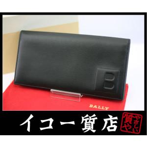イコー質店　バリー　★希少デザイン　未使用・保管品　長札入れ　ブラックレザー　プレゼント最適　RY5...