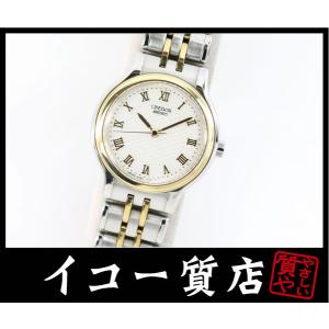 イコー質店　セイコー　クレドール　★希少　美品　4J85-0A10　レディースウォッチ　18KTベゼ...