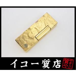 イコー質店　ダンヒル　★希少　着火良好　ローラガスライター　RL1436　モザイク柄　ゴールド　美品...