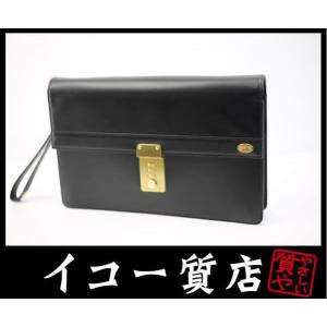 イコー質店　ダンヒル　★人気デザイン　オックスフォード　セカンドバッグ　LD9290A　カーフレザー...