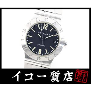 イコー質店　ブルガリ　★人気モデル　ディアゴノ　スポーツ　LC35S　メンズ　ブラックダイヤル　オー...