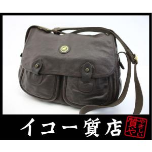イコー質店　ハンティングワールド　★希少　ウォッシュドコレクション　キャリオールバッグ　ダークブラウ...