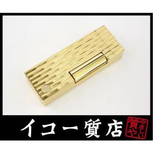 イコー質店　ダンヒル　★希少　美品　着火良好　ローラガスライター　RL1457　ゴールド　バンブーデ...