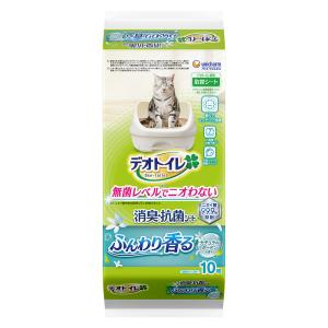 デオトイレ 複数ねこ用 消臭・抗菌シート ( 8枚入 )/ デオトイレ取替