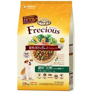 ユニ・チャーム ペット Gran Deli Frecious 避妊・去勢した犬の体重ケア チキン＆ビーフ入り 1.8kg 1ケース4個セット｜イコアペットフード