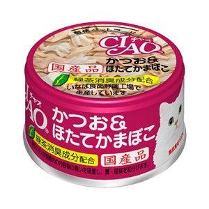 いなばペットフード いなば チャオ缶 かつお＆おかか（かつお節） 85g