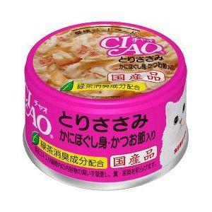 いなばペットフード いなば チャオ缶 とりささみ＆焼かつお かつお節