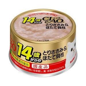 いなば チャオ缶 14歳からのとりささみ&ほたて...の商品画像