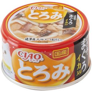 いなば チャオ とろみ缶 ささみ・まぐろ イカ入り 80g A-53 1ケース48個セット｜ikoapetfood