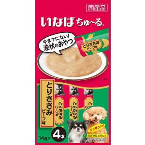 いなば INABA 犬用ちゅ〜る とりささみ ビーフ味 14...
