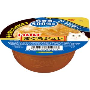 いなば まぐろジュレカップ 乳酸菌500億個 かつお節入り 65g IMC-232 1ケース48個セット｜ikoapetfood