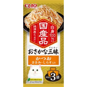 いなばペットフード いなば チャオ おさかな三昧パウチ まぐろ 60g×3袋