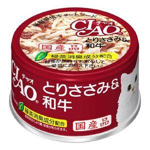 いなばペットフード いなば チャオ缶 とりささみ＆焼かつお かつお節
