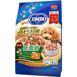 日本ペットフード コンボ ドッグ 低脂肪 7歳以上 720g 1ケース12個セット｜ikoapetfood