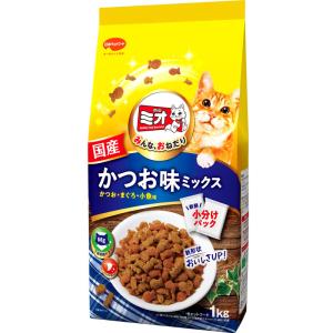日本ペットフード ミオドライミックス かつお味 1kg 1ケース10個セット