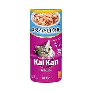 マースジャパン カルカン ハンディ缶 1歳から まぐろと白身魚 160g×3缶パック 1ケース18個セット