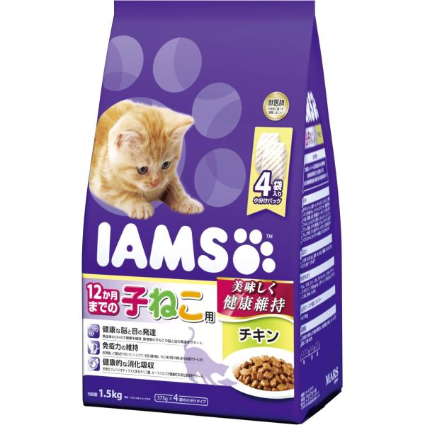 マースジャパン アイムス 12か月までの子ねこ用 チキン 1.5kg IC211 1ケース6個セット