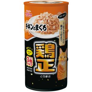 ペットライン キャネット 鶏正 チキンとまぐろ 160g×3缶パック : イ
