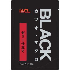 イトウアンドカンパニー ブラックパウチ カツオマグロ ゼリー仕立て 80g 1ケース112個セット