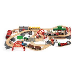 並行輸入品】BRIO (ブリオ) WORLD カーゴレールデラックスセット [全54