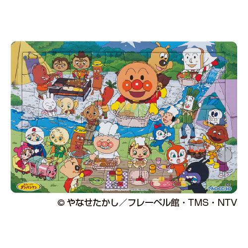 おもちゃ パズル アンパンマン 天才脳はじめてのパズル 80ピース キャンプ＆バーベキュー アガツマ