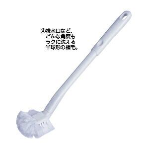 トイレブラシ 半丸植毛 アイセン