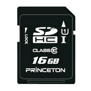 SDHCメモリーカード SDカード クラス10 16GB プリンストン