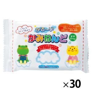 紙粘土 かるーいかみねんど 白 30個 まとめ買い 銀鳥産業｜ikurun0810