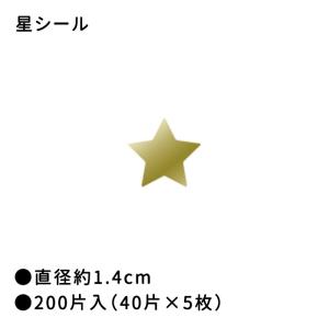 シール 星 星シール 銀 オキナ