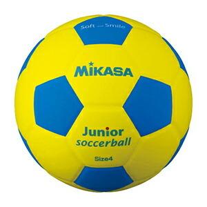 サッカーボール スマイルサッカー 軽量 4号 青 ミカサ｜いくるんYahoo!ショッピング店