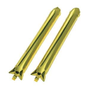 スティックバルーン確認用 スティックバルーン スポーツ観戦 応援スティックDX（2本） 金